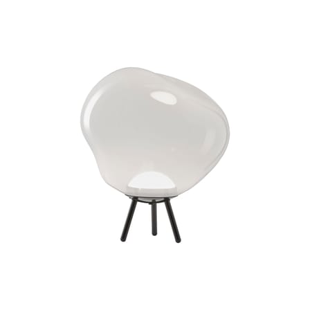 Lampada senza fili ricaricabile Melt LED Large materiale plastico bianco / Ø 50 cm - da appoggio o da appendere - Tom Dixon