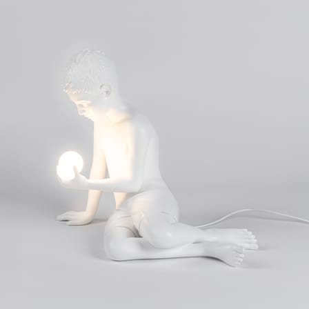 Lampe de table Inner Glow Mini Boy / 39,5 x 19 x H 30,5 cm - Seletti