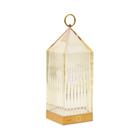 Lampe extérieur sans fil rechageable Lantern LED orange / Fabio Novembre, 2017 - Recyclé - Kartell