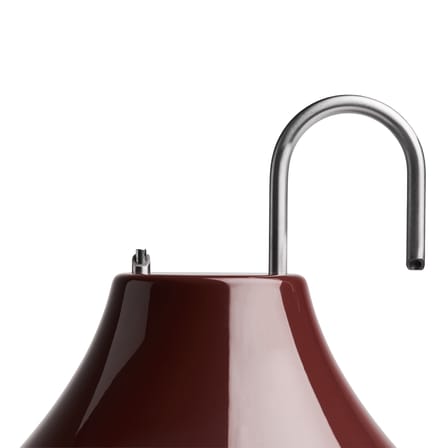 Lampe extérieur sans fil rechargeable Mousqueton métal rouge / Pour l'extérieur - Hay