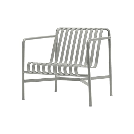 Palissade Low armchair metal grey Low backrest - R & E Bouroullec - Hay