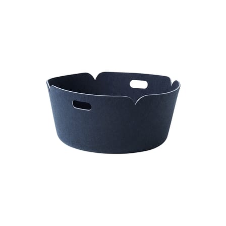 Panier Restore tissu bleu / Ø 52 cm - Feutre 100% recyclé - Muuto