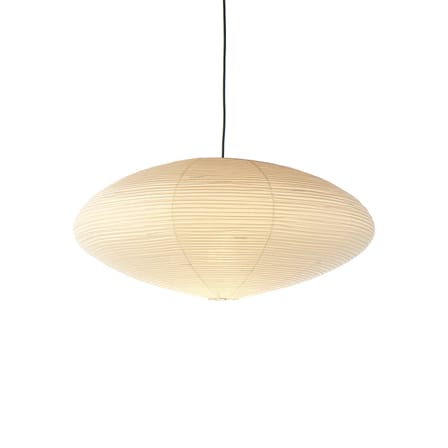 Akari 15A Pendant paper beige /Isamu Noguchi, 1951 - Ø 88 x H 33 cm - Vitra