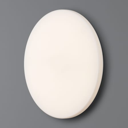 Applique Clara LED plastique blanc / Plafonnier - Ø 60 cm - Flos