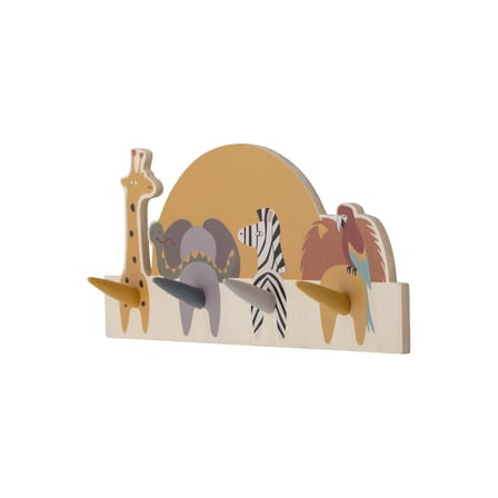 Portemanteau mural Mallen bois multicolore /  L 40 x H 20 cm - Bloomingville