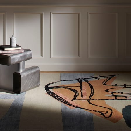 La main ouverte Rug textile multicoloured / 300 x 200 cm - Le Corbusier - CASSINA