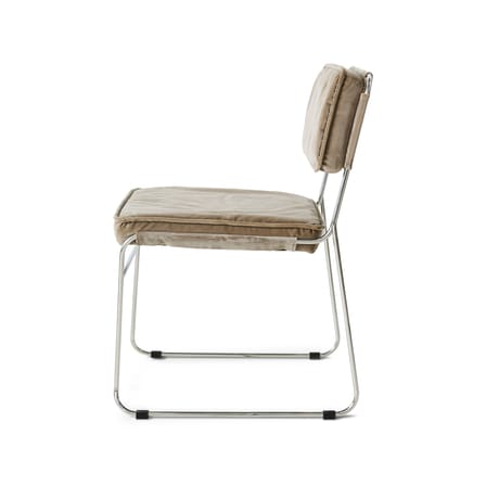 Sedia imbottita Endless tessuto beige - HK LIVING