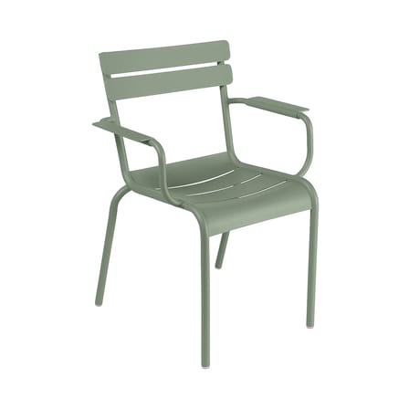 Luxembourg Bridge Stackable armchair metal green - Fermob