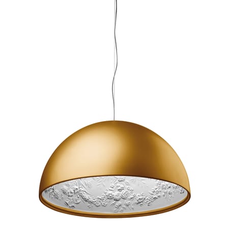 Suspension Skygarden 2 métal pierre or / Ø 90 cm - Halogène - Flos