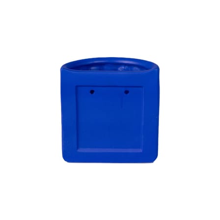 Vase mural Magna Graecia - Dorico céramique bleu / L 25 x H 25 cm - Terre cuite - Seletti