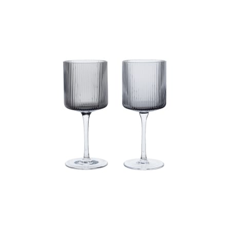 Set de 2 verre à vin blanc Ripple / 26 cl - Ferm Living