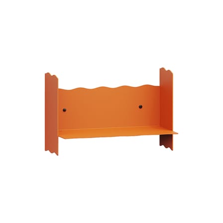 Pli Vague by Uchronia Wall shelf metal orange / L 30 x D 15 cm - TIPTOE