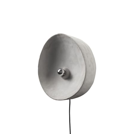 Applique avec prise Chadophe Medium gris / Ø 38 cm - Béton - Serax