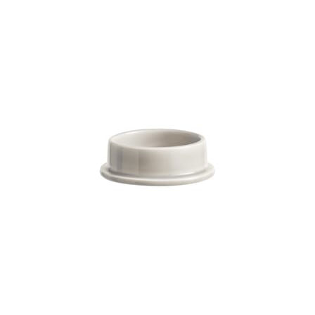 Bougeoir Column Small céramique gris / Pour bougie bloc - Ø 10 cm - Hay