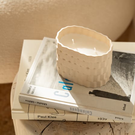 Bougie parfumée Sillage céramique beige - Jars Céramistes
