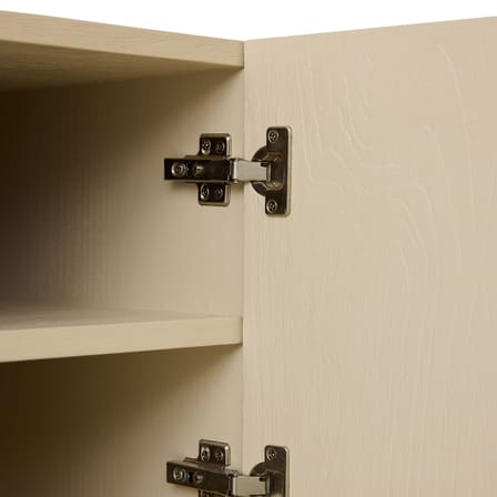 Buffet basso Forma legno bianco / L 160 x H 55,5 cm - HK LIVING