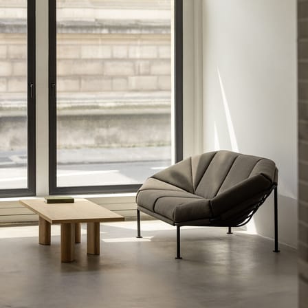 Canapé droit Atlas tissu vert / L 203 cm - KANN DESIGN