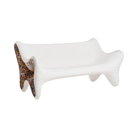 Canapé droit In-Side plastique blanc / L 181 cm - Magis