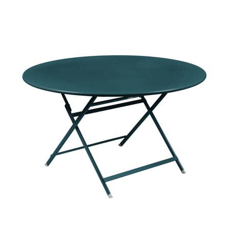 Tavolo pieghevole Caractère metallo blu / Ø 128 cm / 7 persone - Fermob