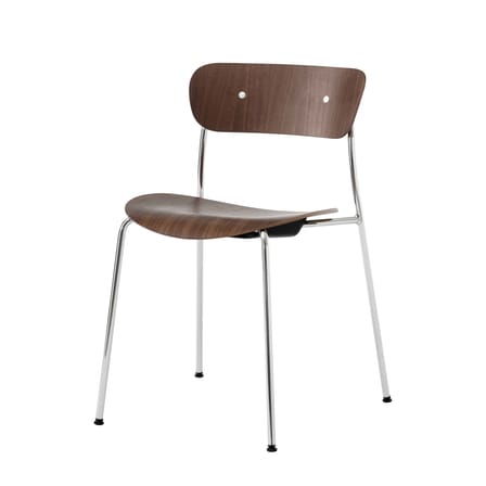 Chaise empilable Pavilion AV1 bois naturel - &tradition