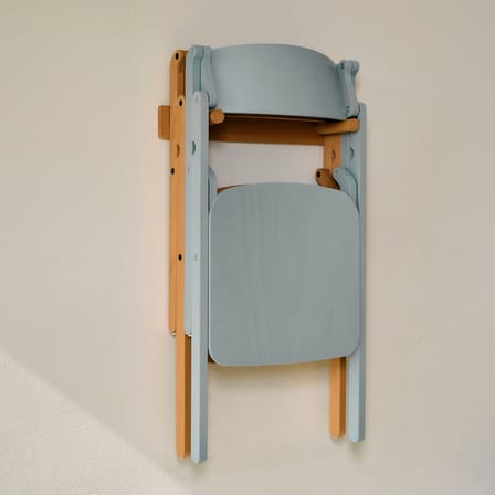 Chaise pliante Backflip bois bleu - Hay