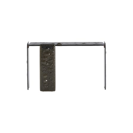 Console Opalia verre marron / 136 x 41 x H 80 cm - Glas Italia