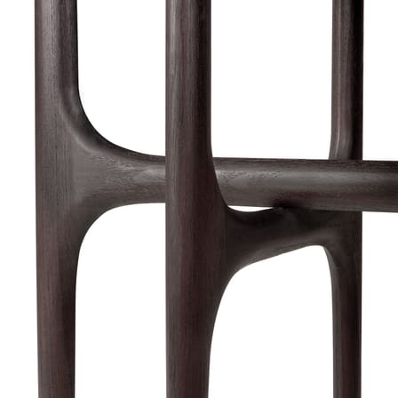 Console PI bois marron / 140 x 42 x H 78 cm - Teck massif - Ethnicraft