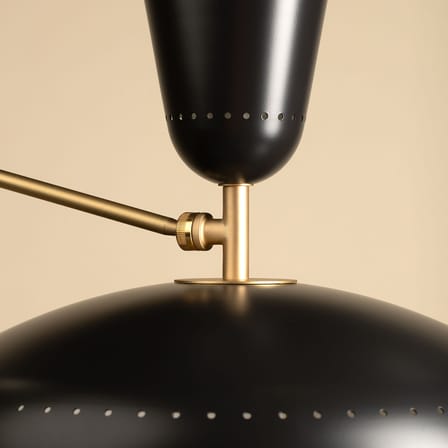 Lampadaire G1 Large métal noir / Réédition 1951, Pierre Guariche - H 175 cm - SAMMODE STUDIO