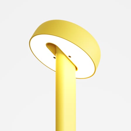 Lampe de table NOD LED métal jaune / H 25 cm - TIPTOE