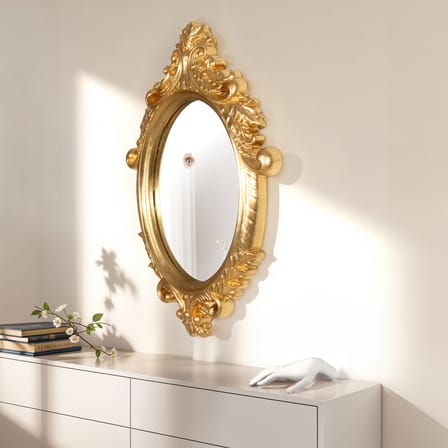 Miroir mural Reflecting - Ciclope / Ecran LCD animé avec oeil qui bouge - L 62 x H 85 cm - Seletti