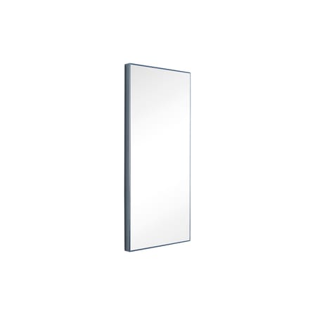 Specchio murale Shine Large metallo blu / 35 x 80 cm - HÜBSCH