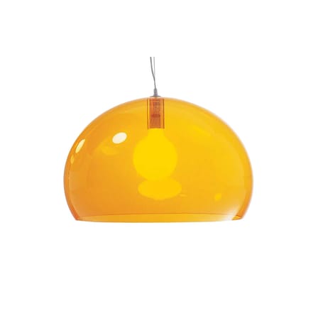 Suspension FL/Y plastique orange / Ø 52 cm - Kartell