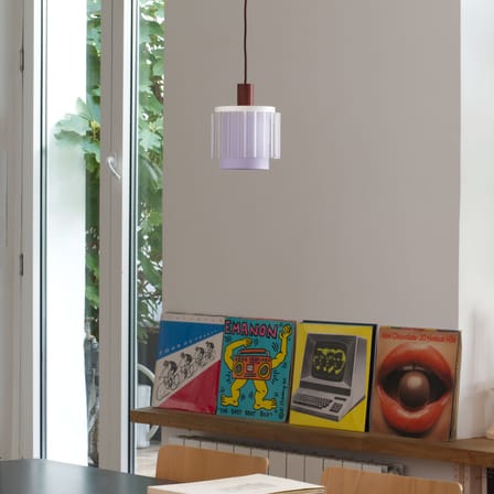 Suspension Gigi n°4 / Ø 18 x H 21 cm - Plastique recyclé / Fabriqué en France - Warren & Laetitia