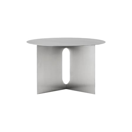 Table basse Androgyne métal argent / Ø 63 x H 38 cm - Audo Copenhagen