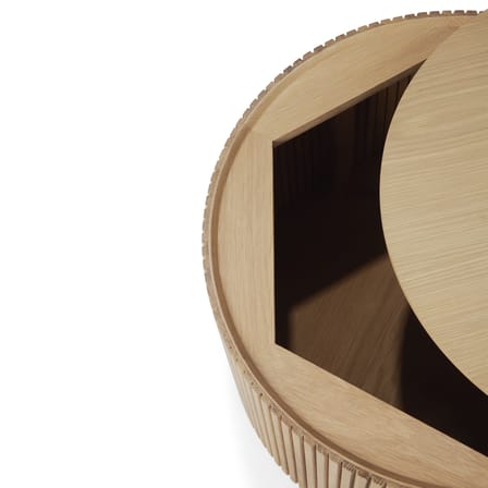Table basse Roller Max / Coffre - Ø 60 x H 37 cm - Ethnicraft