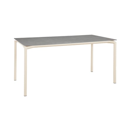 Table rectangulaire Calvi Minérale / 160 x 80 cm (6 personnes) - Plateau Dekton (aspect pierre) - Fermob