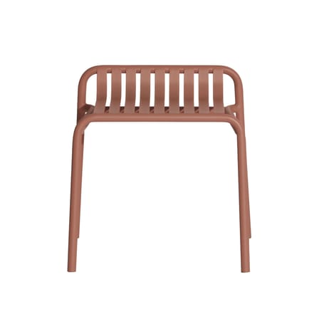 Tabouret empilable Week-end métal marron / Aluminium - Petite Friture