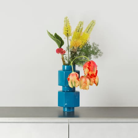 Vase Deko Object H5 céramique bleu - Normann Copenhagen