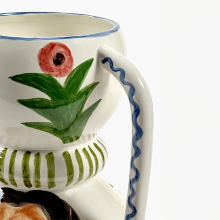 Vase Mamey céramique multicolore / Ø 32 x H 40 cm - Serax