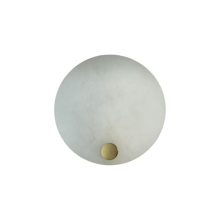 Wandleuchte Magma glas weiß / Recycelt - Ø 30 cm - TALA