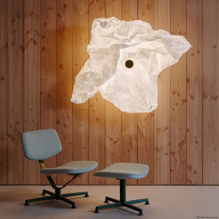 Applique Maap 1 / 155 x 155 cm - Mur lumineux modelable en Tyvek - Flos