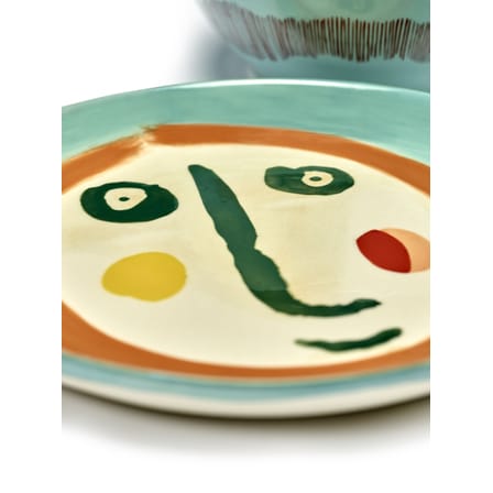 Assiette à dessert Feast céramique multicolore Small / Ø 19 cm - Serax