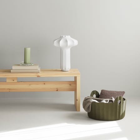 Cestino Colu tessuto verde / Ø 44 cm - Feltro riciclato - Normann Copenhagen