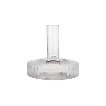Carafe à vin Ripple verre transparent / Décanteur - 1,1 Litre - Ferm Living
