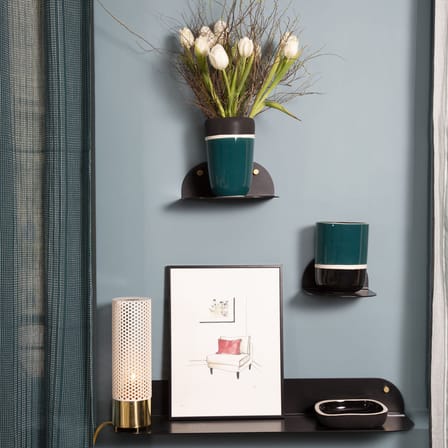Étagère Tokyo Medium métal noir / L 40 cm - Maison Sarah Lavoine