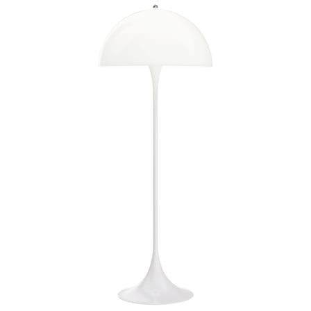 Panthella Floor lamp plastic material white / Ø 50 x H 129 cm - Louis Poulsen