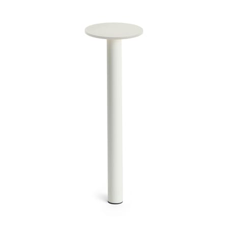 Lampada da esterno ricaricabile senza fili Host Large metallo bianco / LED - H 30 cm / Fissaggio magnetico - Hay