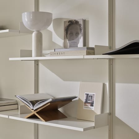 Lampe de table Kizu Small marbre blanc / Base marbre - H 35 cm - NEW WORKS