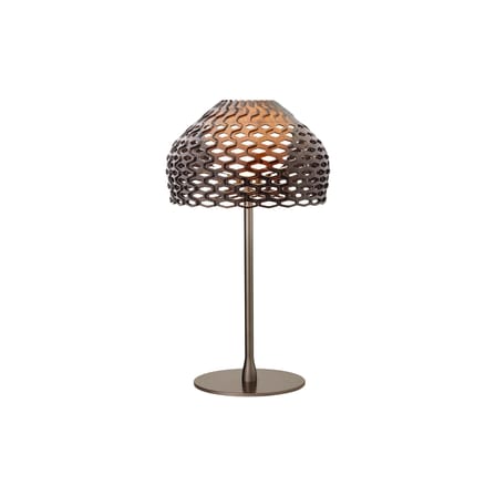 Lampe de table Tatou plastique gris / H 50 cm - Flos
