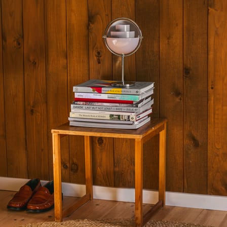 Lampe extérieur sans fil rechargeable Multi-Lite métal violet / Louis Weisdorf, 1972 - Gubi